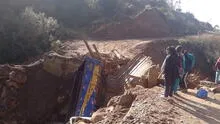 Puentes colapsan y dejan aislados a caseríos y distritos de Pataz en La Libertad