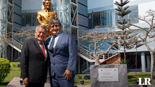 Retiran estatua de César Acuña a poco de su instalación en UCV Trujillo: ¿qué pasó?