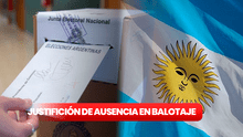 Elecciones Argentina 2023: ¿cómo justificar online el NO VOTO en el balotaje?