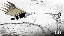 El peruano que diseñó una máquina voladora antes de que existieran los aviones