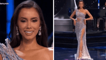 ¡Imponente! Camila Escribens deslumbró con traje de gala en la FINAL del Miss Universo 2023