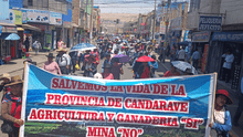 ¡Protestan por agua! Miles de ciudadanos de Candarave llegan a Tacna para denunciar a minera Southern