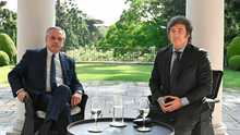 Javier Milei y Alberto Fernández se reúnen para iniciar proceso de transición en Argentina