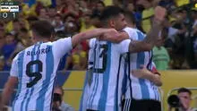 Otamendi hizo historia para Argentina: así fue el gol que le quitó el invicto a Brasil en Eliminatorias