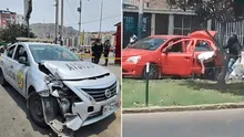 Rímac: delincuentes asaltan vehículo en avenida Alcázar, disparan contra pasajeros y huyen en motos