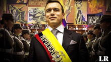 Daniel Noboa asume como presidente de Ecuador: “El anti tiene un techo y el pro es infinito”
