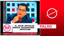 Ministro de Salud no impulsa en TV "crema curativa" contra el dolor articular: el video es falso