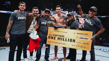 Jesús Pinedo ganó final de torneo de MMA y recibió un millón de dólares por ser campeón