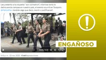 Video no muestra a “policías bailando” en actual estado de emergencia en algunas zonas de Perú
