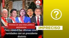 No, el Perú no ha pasado las últimas 5 Navidades "con un presidente distinto"