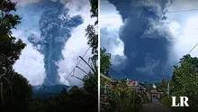 Volcán Marapi erupcionó en Indonesia: expulsó una columna de humo de 3.000 metros