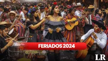 FERIADOS 2024 en el Perú: las fechas de días libres para el próximo año