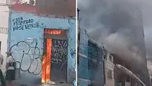 Incendio cerca a Mesa Redonda: se registra siniestro en almacén ubicado en Cercado de Lima