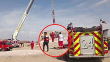 Rescatan a hombre que quedó atrapado en antena de radio de casi 100 metros en Tacna