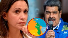 María Corina Machado teme conflicto con Guyana, pero aclara que "el Esequibo es de Venezuela"
