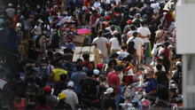 Mesa Redonda y Gamarra al borde del colapso ante presencia de ambulantes