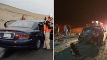 Tacna: 3 fallecidos tras choque de auto contra camión en la carretera Costanera