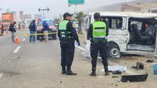 Lurín: 4 muertos y 15 heridos dejó accidente vehícular en la Panamericana Sur