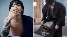 Jungkook, de BTS, recibió su placa del billón en Spotify por su canción 'Seven'