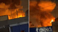 Callao: incendio en un depósito de llantas genera caos entre los vecinos