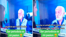 Reportera en Chile comete blooper durante entrevista a hombre de 90 años: “Ya le queda poquito”