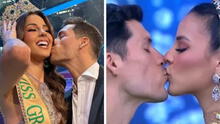 Luciana Fuster y Patricio Parodi se reencuentran en 'EGG' y se dan romántico beso en vivo