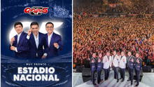 Grupo 5 vende TODAS las entradas para su espectacular primer concierto en el Estadio Nacional