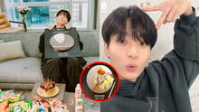 Jungkook de BTS usó su placa de Spotify como plato: ¿cuáles fueron los 7 snacks coreanos que comió?