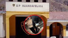 INPE encuentra enorme agujero cavado en el penal de Huancavelica: 2 reos estarían implicados