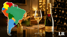 El país que bebe más champán al brindar en Navidad y Año Nuevo 2024 está en Sudamérica