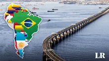 ¿En que país de Sudamérica está el puente más largo?: mide 13.290 km y tiene 8 carriles
