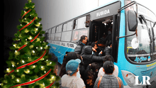 Navidad 2023: ¿desde qué hora aumentarán los pasajes del transporte público en 50%?
