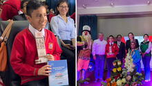 Josué Arriaga, el escolar de Huánuco que se proclamó como el mejor niño cuentista del Perú