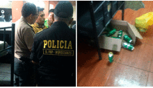 Centro de Lima: sorprenden a 6 policías bebiendo licor en comisaría