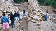 Lluvias en Piura: carretera de Huancabamba se derrumba y deja aislados a pobladores