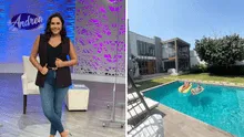 Andrea Llosa: ¿cómo luce la LUJOSA casa con piscina y bar privado de la periodista de ATV?