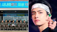 Taehyung de BTS es nombrado líder de pelotón en el servicio militar: nuevas fotos revelan su cargo