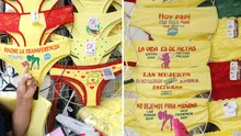 Peruanos ofrecen en Gamarra novedosos diseños de ropas interiores: "Hazme la transferencia de Yape y Plin"