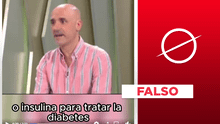 Fernando Fabiani, médico español, no fomenta “método para desaparecer la diabetes”: video es falso