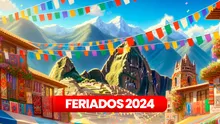 ¿Cuáles son los tres meses del 2024 que no tienen feriado en Perú?