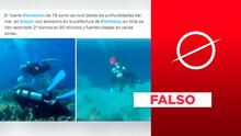 Video no expone reciente terremoto de Japón en las “profundidades del mar”