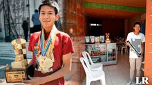 ¡Emprendedor! Ajedrecista de Arequipa que vendía patitos kawaii ahora puso academia de ajedrez
