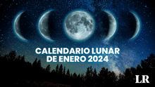 ¿Cuándo habrá Luna llena en enero del 2024 y en qué fechas se verán las otras fases lunares?