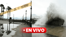 Oleajes anómalos en Perú: cierran bahía de Ancón y prohíben ingreso a playas