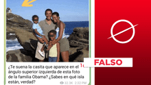 Foto de la familia Obama no fue tomada en la isla privada de Jeffrey Epstein