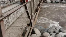 Puentes de Comas, Chosica y otros en riesgo de colapso ante desborde de ríos