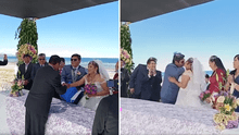 ¿Matrimonio en playa de Puno? Pareja sorprende celebrando su unión a orillas del lago Titicaca