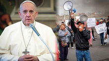 Papa Francisco se muestra preocupado por deterioro de la democracia en el país: "Pienso en el Perú"