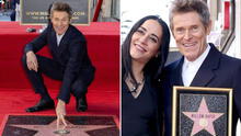 Willem Dafoe recibe estrella en el Paseo de la Fama de Hollywood