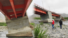 Puente Concón, la estructura construida hace 2 años que está a punto de colapsar en río de Lunahuaná